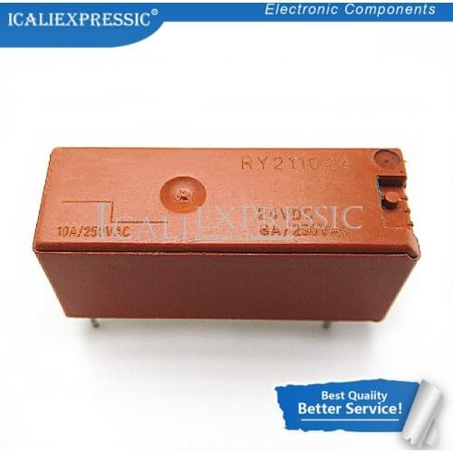 1PCS RY211024 211024 Relay 8A 24V DIP-5 In Stock