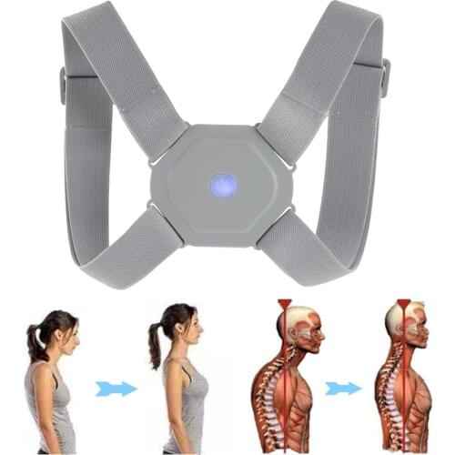 Smart Auto Adjustable Intelligent Posture Trainer Smart Posture Corrector Upper Back Brace Clavicle Support for Adult Child Kids