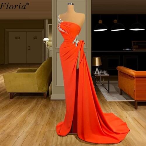 New Elegant Prom Dresses Long Mermaid Muslim Vestidos De Fiesta Dubai Evening Dresses Women Party Night Celebrity Dresses Robes