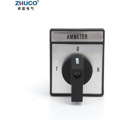 ZHUCO SZW26/LW26-20 YH5.3 LH3.3 20A 3 Poles Ammeter 4 Positions Voltmeter 7 Positions Selector rotary Cam Changeover Switch