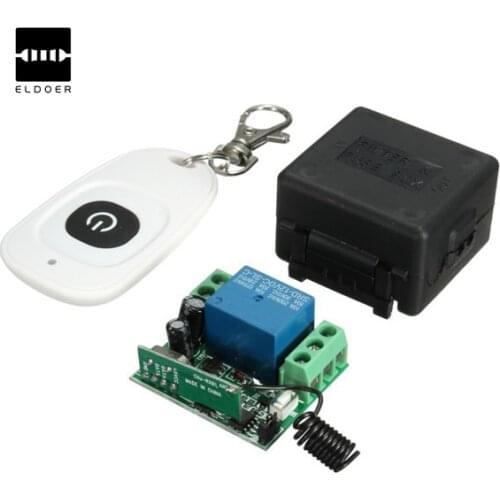 1PC New Arrival 315MHz DC 12v 10A Relay 1CH wireless RF Remote Control Switch Transmitter + Receiver Favorable Integrated Board