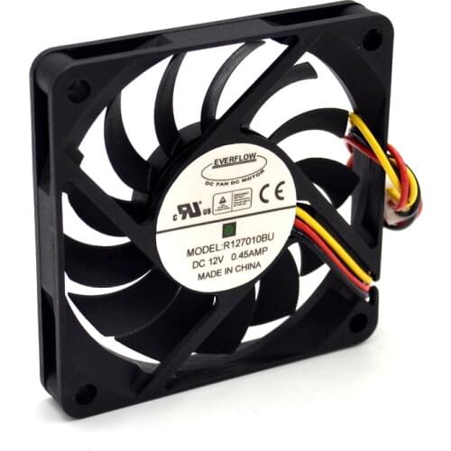 1pcs Original 7010 70mm R127010BU 12V 0.45A 7cm large wind cooling fan