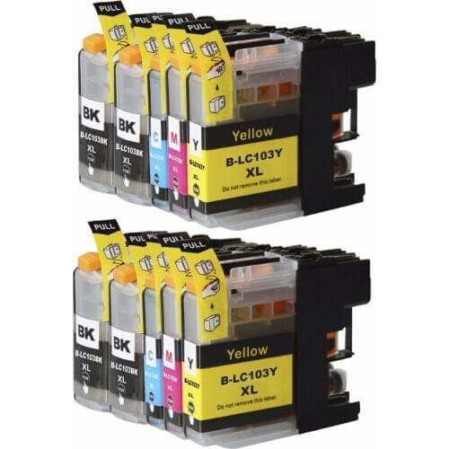 10Pack Compatible cartridges LC103xl for Brother MFC-J245 MFC-J285DW MFC-J4310DW MFC-J4410DW MFC-J450DW MFC-J4510DW MFC-J4610DW