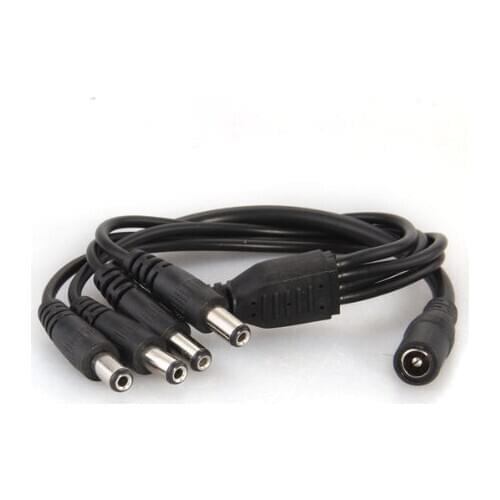 2015 Hot 1 to 4 DC Power 4-Port Splitter Adapter Adaptor Cable CCTV Camera