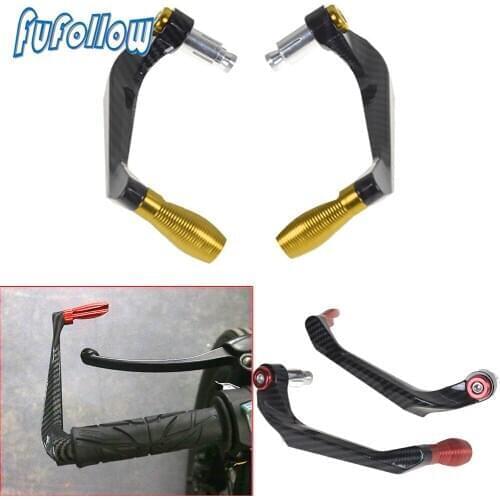 CNC Aluminum Motorcycle Handlebar Brake Clutch Levers Protector Guard For Yamaha R3 R25 Yzf R1 Yzf R6 Handle Bar Moto Parts Bike