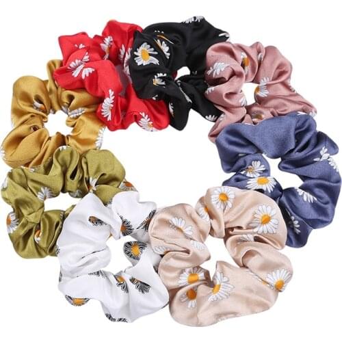 Satin Scrunchies Headband Hair Accessories For Women Gumki Rubber Bands For Hair Skranchy Cintas Para El Pelo Haargummi mujer