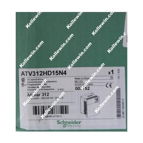 ATV312HD15N4 New and original VFD Inverter Input 3ph 380V 33A 15KW . Free Manuals and Software