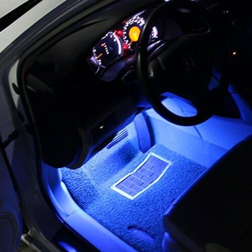 Car LED foot lamp floor lamp decorative lamp Cigarette For Peugeot RCZ 206 207 208 301 307 308 406 407 408 508 2008 3008-5008
