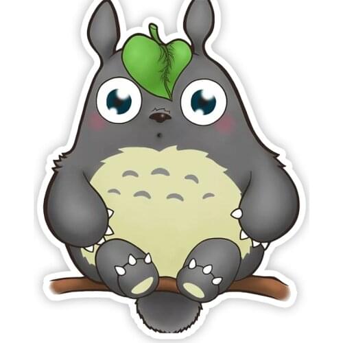 B0751# Self-adhesive Cute Totoro Totoro Car Sticker Waterproof Auto Decors on Bumper Rear Window Motorcycle Laptop