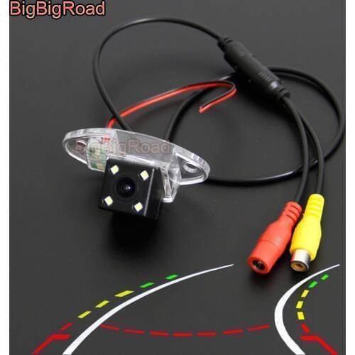 BigBigRoad Car Intelligent Dynamic Trajectory Tracks Rear View Backup Camera For Buick Enclave 2008 - 2016 For GMC Yukon Tahoe