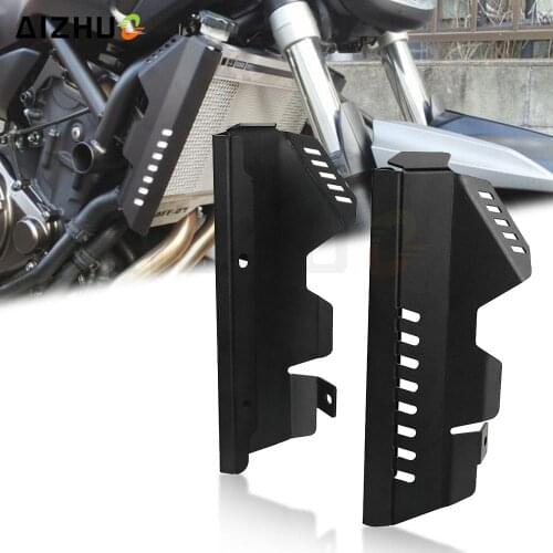 MT07 Radiator Side Cover Motorcycle FOR YAMAHA MT-07 FZ-07 MT07 FZ07 2013-2016 2015 Radiator Reserve Tank Side Cover Protector