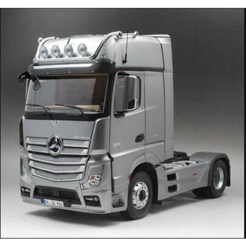 1/18 For NZG For Mercedes-Benz Actros Gigaspace 4x2 Diecast Metal Car Model Black/Silver/Blue/Orange Toys Boy Gift Collection