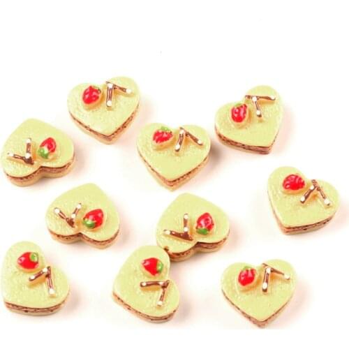 LF 20Pcs Mixed 14x11mm Cake Resin Cabochon Flatback Decoration Crafts Embellishments For Scrapbooking Diy Accessories