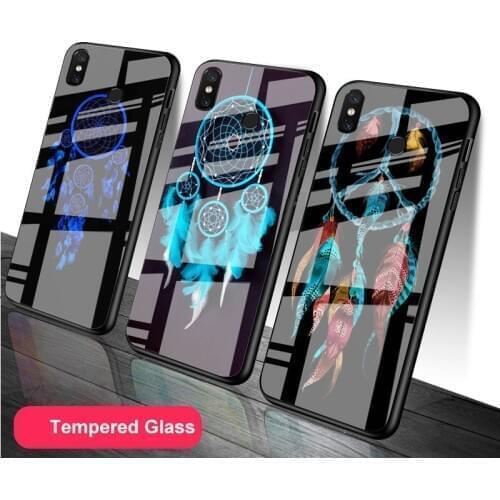 Dreamcatcher Tempered Glass Phone Case For Redmi Note 5 6 7 8 9 Pro Note8T Note9S Redmi8 9 Cover Shell