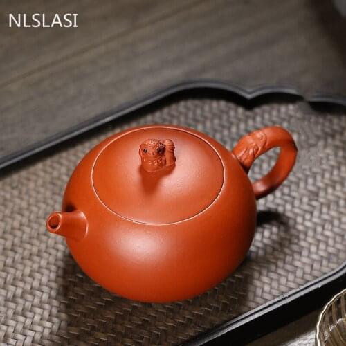 WSHYUFEI Yixing teapot zisha xishi tea pot handmade Raw ore kettle Famous purple clay drinkware Chinese Customized gifts