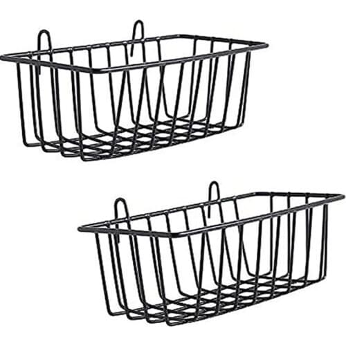 2 PCS Shelf for Design Metal Wall Grille, Shelf Design Grid Photo Wall Used for Lattice Photo Wall Wire Basket