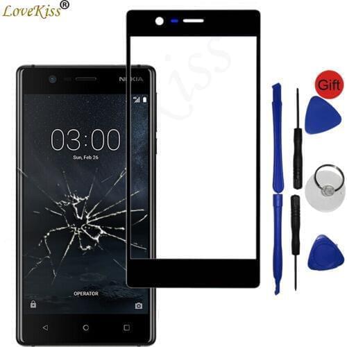 Front Panel For Nokia 3 Nokia3 TA-1020 TA-1032 Touch Screen Sensor LCD Display Digitizer Glass Cover Touchscreen TP Replacement