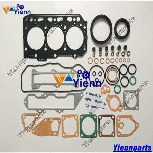 3D84E 3D84N Full Gasket Kit With Head Gasket For Komatsu PC35R-8 Excavator Diesel Engine Repair Parts