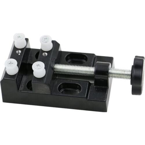 Portable Mini Aluminio Joyero Vise Electric Drill Stent Clip-on Jewelry Clamp Vice Walnut Clip Carving Tool Hot Sale