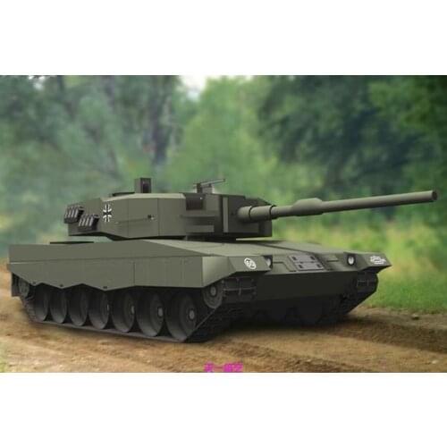 German Leopard 2 Tank Car Paper Model DIY Puzzle Manual Chariot Military Toy Hand