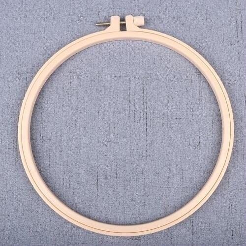 Plastic Handy Cross Stitch Machine Embroidery Hoop Ring Bamboo Frame Embroidery Hoop Round Needle craft Sewing Tools