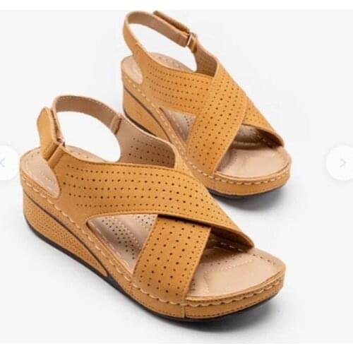 Women Sandals Wedges Heels Sandals Gladiator Summer Shoes Women Plus Size 35-43 Shoes Female Summer Sandalias Mujer
