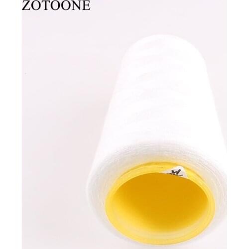 Sewing thread 40S/2 3000y White 100% Spun Polyester sewing thread for household & industry/Sewing machine parts ,Free shipping