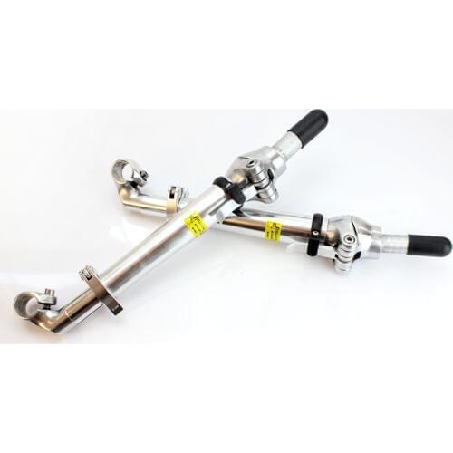 Folding Bike Stem 25.4mm 22.2mm/25.4mm Telescopic Double Direction Adjustment Head Tube BMX Electric Bicycle Stem Parts