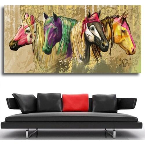 Modern Horse pictures diy Diamond Painting cross stitch mosaic full square/round diamond embroidery rhinestone wall decor