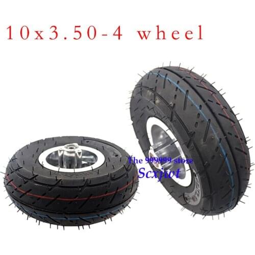 10x3.50-4 Tires Wheels Hub Rim 10*3.50-4 Tyre Inner Tube for ATV Quad Go Kart 47cc 49cc electric scooter Accessories