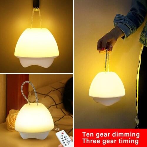 Led Night Light For Kids Rooms Switch Remote Control Hand Feeding Lamp Bedside Table Lamp Energy Saving Eye Protection