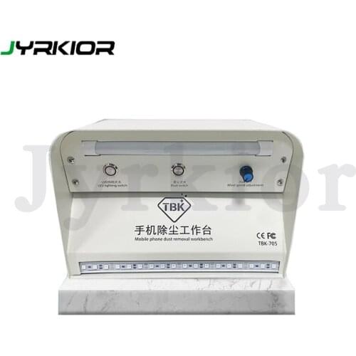 TBK 705 Adjustable Speed Mini Dust Free Room Dust Free Working Table With LED Lamps Cleaning Workbench