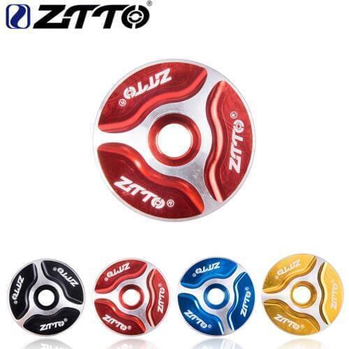 ZTTO Bicycle Stem Top Cap 1-1/8 Fork Tube Headset Cover Captain Threadless Headsets Parts Mountain Bike Road Aluminum Cover