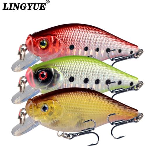 7CM/7.7G 1pcs Fishing Lures Lifelike Hard VIB Plastic Fishing Tackle Bass Crankbait Wobblers 3 Colors Fake Fish bait Wholesale