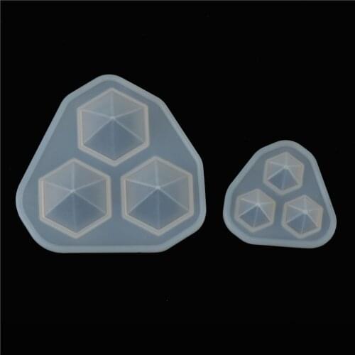 1pc Silicone Mould Dried Flower Resin Decorative Craft DIY Diamond Mold Cutting Shape Type Epoxy Resin Molds For Jewelry Gifts