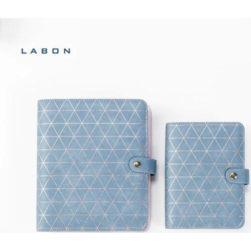 2019 Yiwi Blue Pyramid Diamond Spiral Notebook Daily Planner A6 A5 Agenda Sketchbook Personal Diary Passport