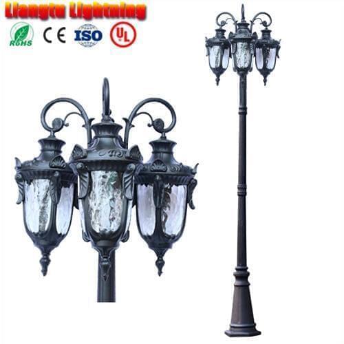 3 meter landscape road light lawn lamp with pillar rod waterproof with road lamp outdoor street light