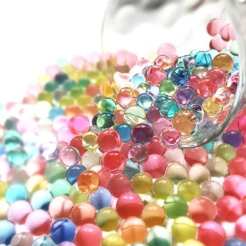 3000PC/Bag Pearl Shaped Hydrogel Crystal Soil Water Beads Bio Gel Mud Grow Magic Jelly Balls Orbiz For Flower Wedding Home Decor