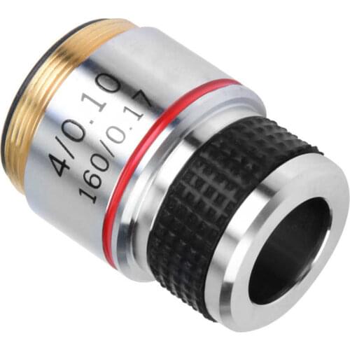 4X 185 Biological Microscope Achromatic Objectives Lens 160/0.17