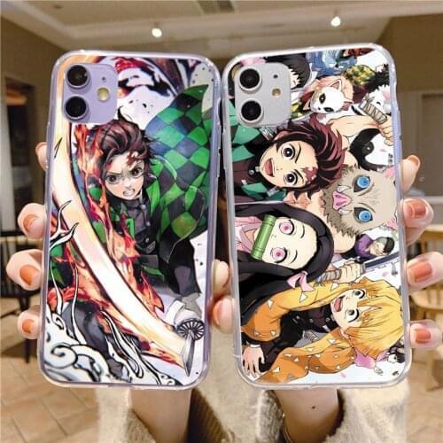 Anime Demon Slayer For Samsung Galaxy A52 A51 A72 A71 S21 S20 FE S10 S9 Plus S10E Note 20 Ultra 10 Lite 9 A70 A50 Cover Fund