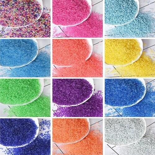 Colored Czech DIY Handmade Glass Beads, Childrens Bracelets, Necklace Accessories 3 Mm * 500 Pieces / 2 Mm * 1000 Pieces