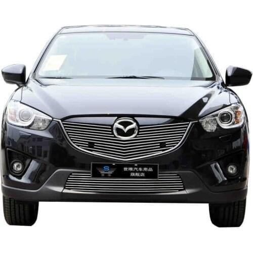 For Mazda CX-5 2011-2016 2014 Front Racing Grill Grille Cover Trim High Quality New Aluminum Alloy