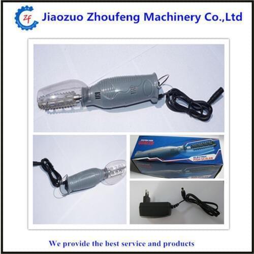 Electric fish scaler fishing scalers clean fish remover cleaner descaler waterproof scraper for fish cleaning