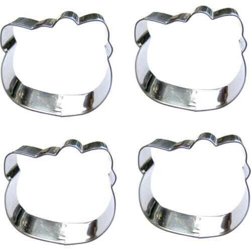 Little Mickey 4 piece biscuit cutting molds, baking tools, cake decorating soft candy tools