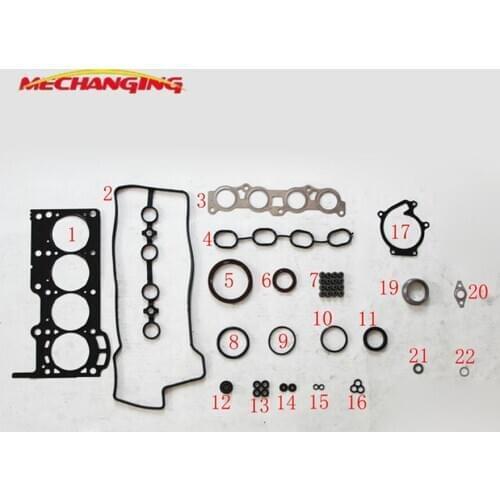 Customized LOGO FOR DAIHATSU SIRION (M3_) TERIOS (J2_) 1.5 3SZVE METAL Full Set Overhaul package Engine Gasket 50322500