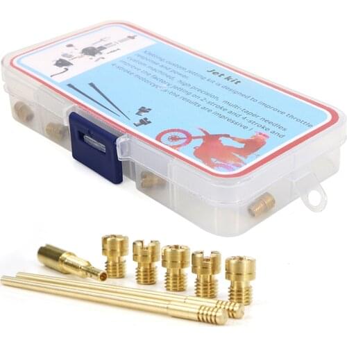 Jet Kit Fit For SUZUKI DRZ400 S DRZ400 E Kawasaki KLX 400SR Motorcycle Carburetor Maintenance Jet Repair Kit Mikuni Carb