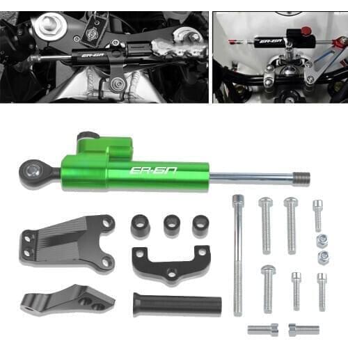 ER-6N Motorcycle Steering Stabilize Damper Bracket Mount CNC Motorbike For Kawasaki ER6N 2012 2013 2014 2015 2016 ER 6N ER 6 N