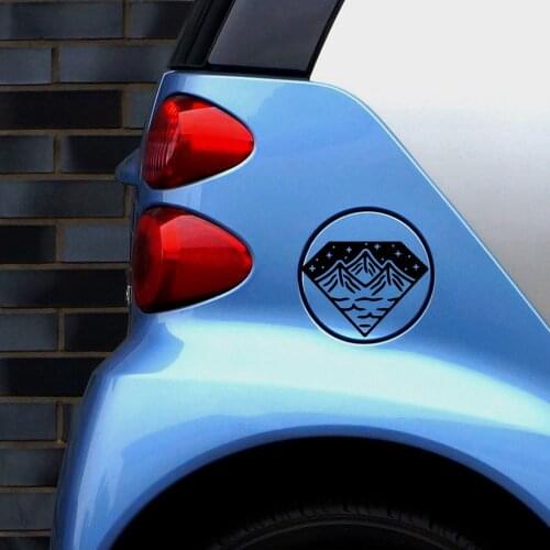Cartoon Mountains Auto Stickers On The Car Funny Colorful Car Stickers Auto Automobile Decals
