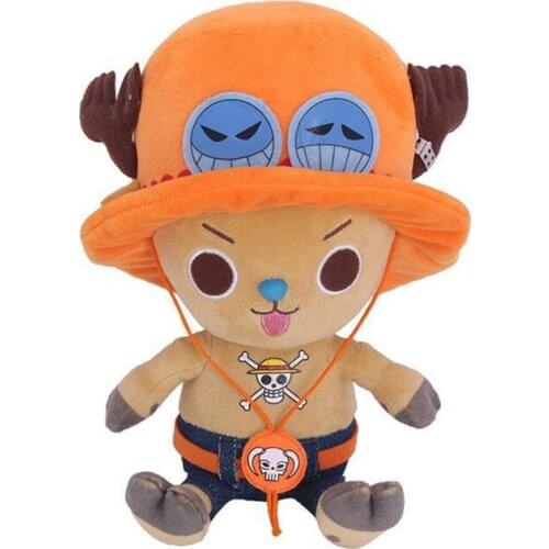 60CM 1KG Tony Chopper Portgas D Ace Orange Hat Soft Doll Plush Toy