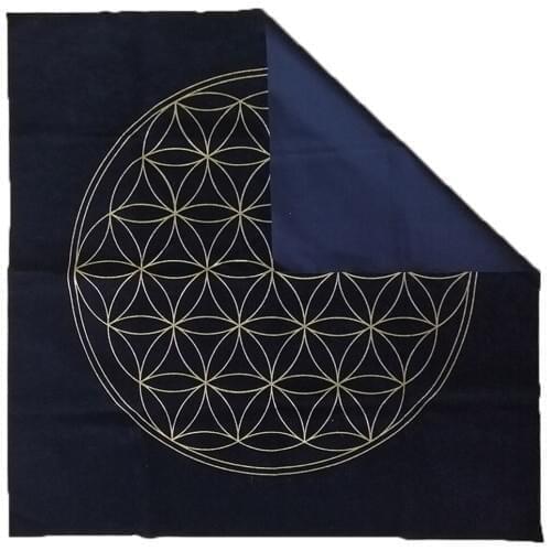 Tarot Deck Game Table Cloth The Flower Of Life Crystal Lattice Soft Lightweight Tarot Card Special Tablecloth Board Games